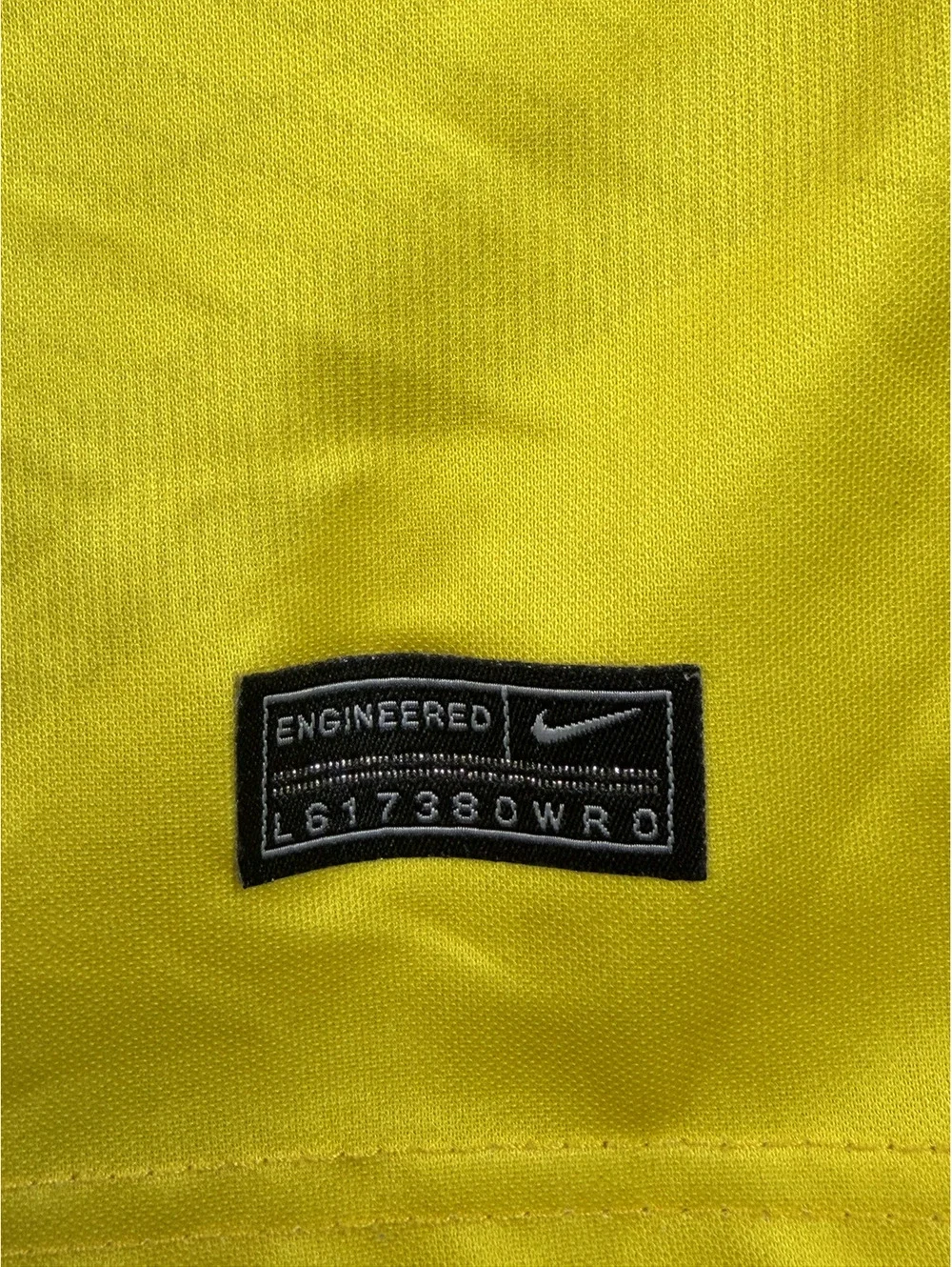 Nike Al Nassr Football Club Yellow Jersey